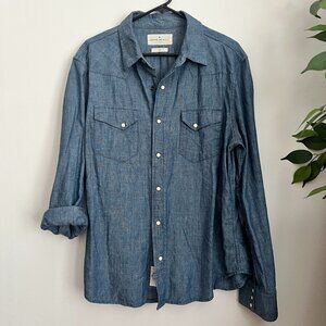 Imogene + Willie Leo Pearl Snap Denim Shirt